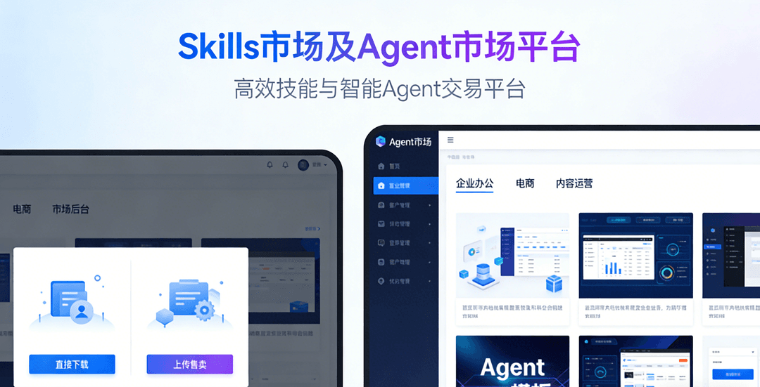 Skills 市场 宣传图
